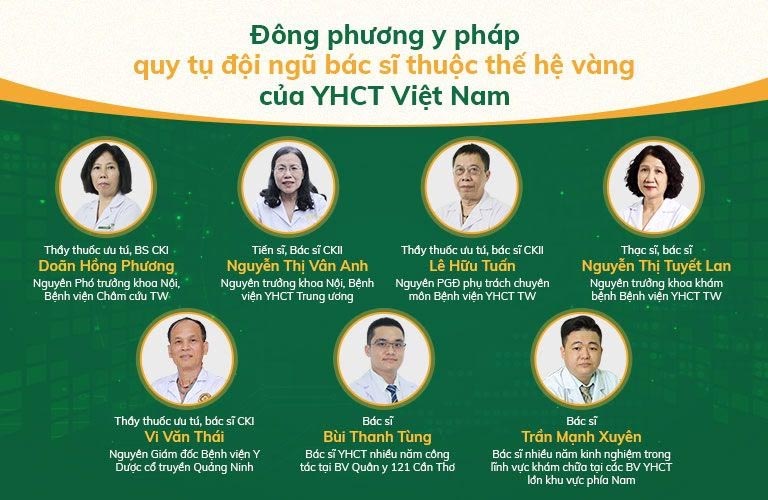 Đông Phương y pháp quy tụ đội ngũ bác sĩ YHCT đầu ngành